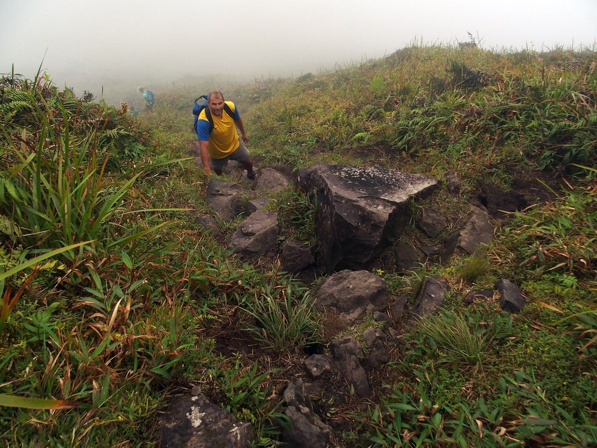meredek emelkedo Mount Pelee